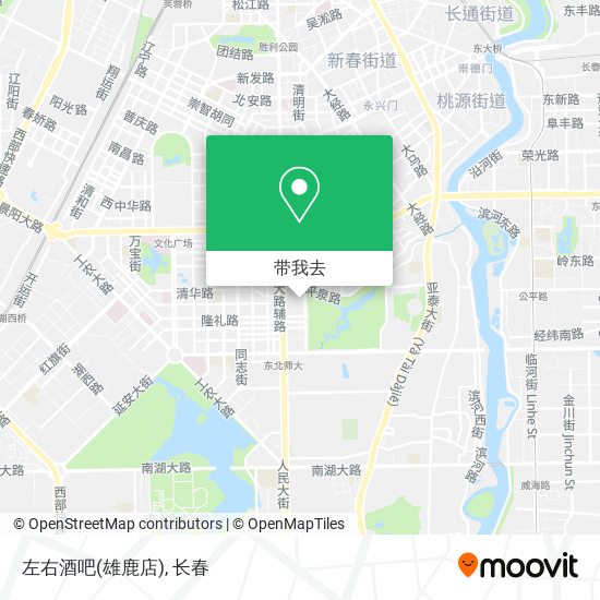 左右酒吧(雄鹿店)地图