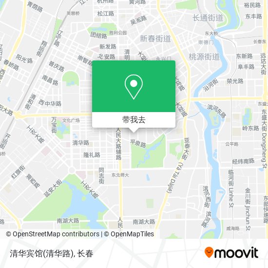 清华宾馆(清华路)地图