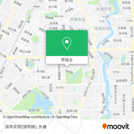 清华宾馆(清华路)地图