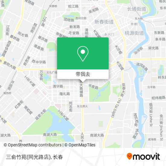 三俞竹苑(同光路店)地图