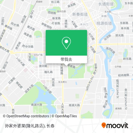 孙家外婆菜(隆礼路店)地图