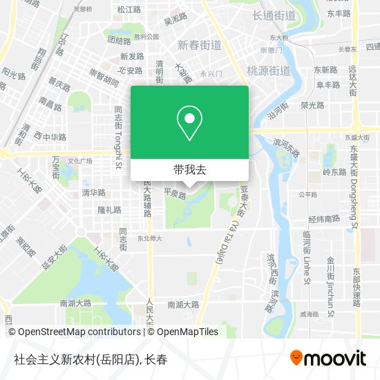 社会主义新农村(岳阳店)地图