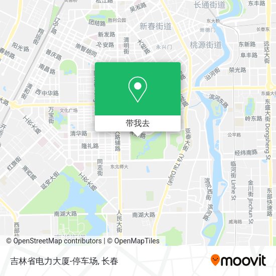 吉林省电力大厦-停车场地图