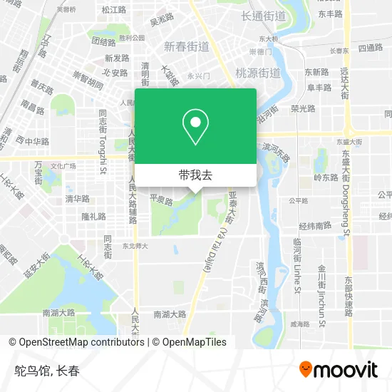 鸵鸟馆地图