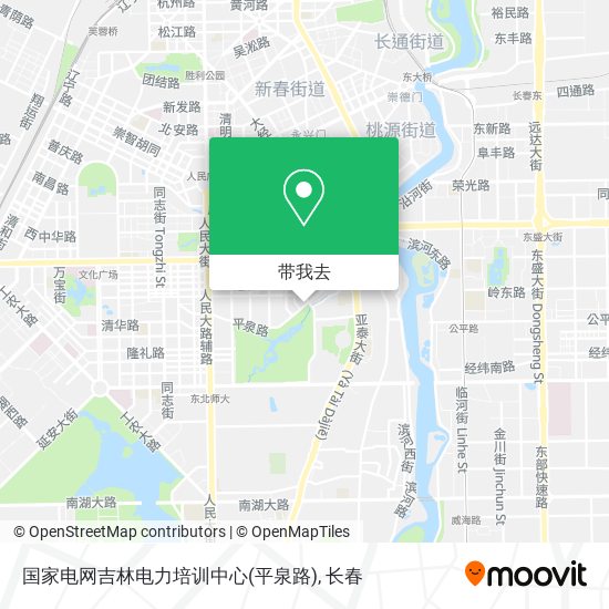 国家电网吉林电力培训中心(平泉路)地图