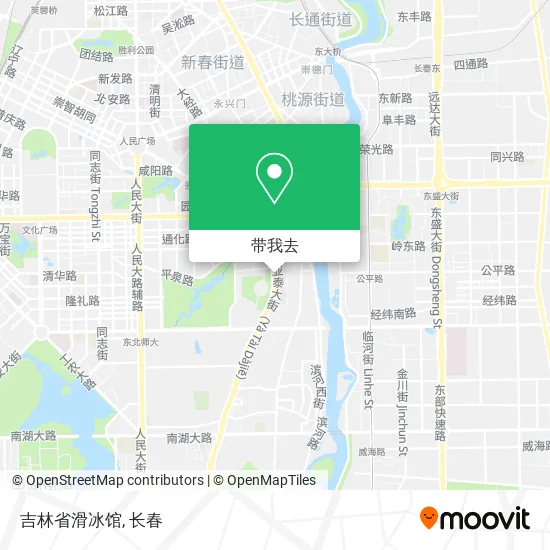 吉林省滑冰馆地图