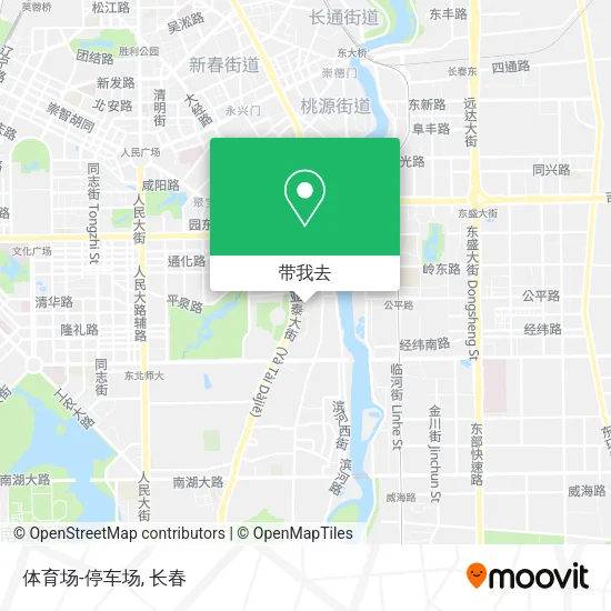 体育场-停车场地图