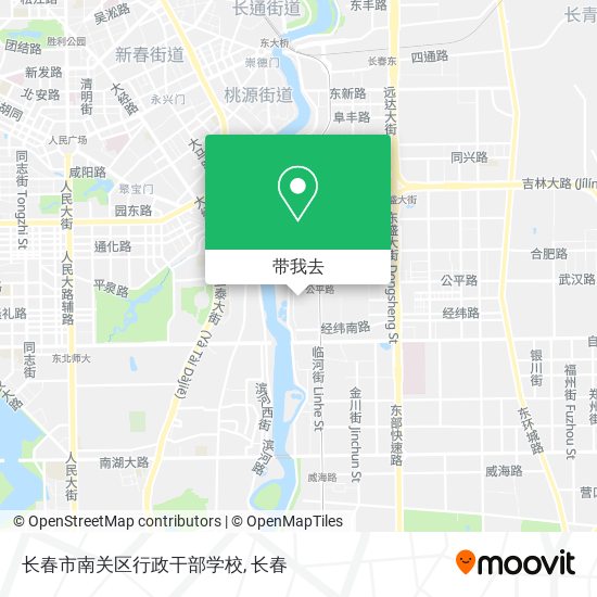 长春市南关区行政干部学校地图