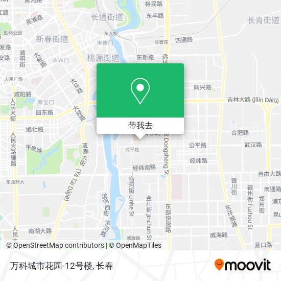 万科城市花园-12号楼地图