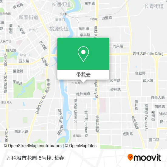 万科城市花园-5号楼地图