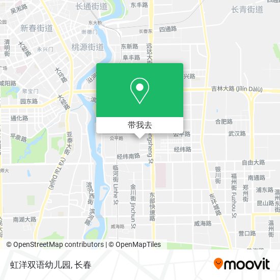虹洋双语幼儿园地图