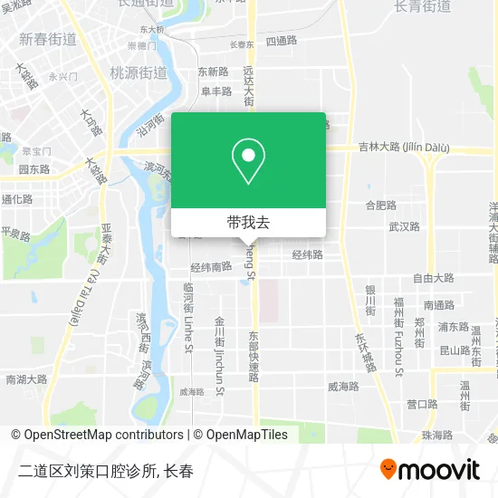 二道区刘策口腔诊所地图