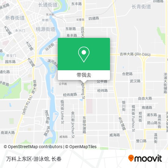 万科上东区-游泳馆地图