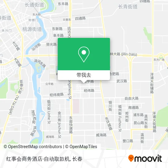 红事会商务酒店-自动取款机地图