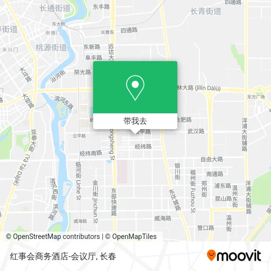 红事会商务酒店-会议厅地图
