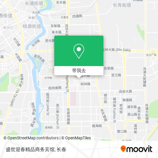 盛世迎春精品商务宾馆地图