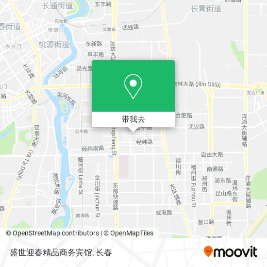 盛世迎春精品商务宾馆地图
