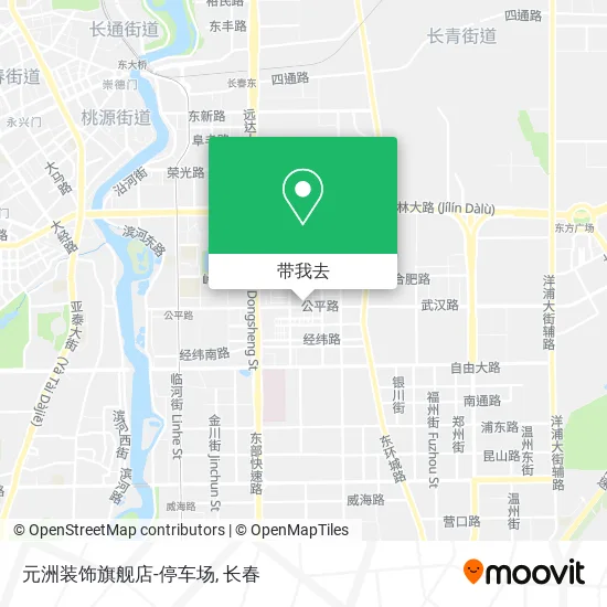 元洲装饰旗舰店-停车场地图