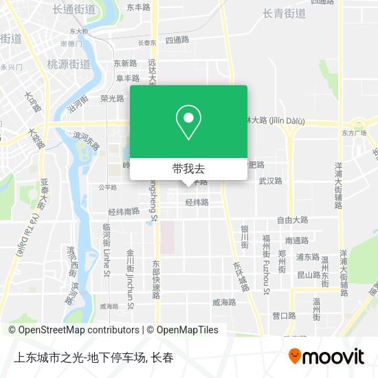 上东城市之光-地下停车场地图