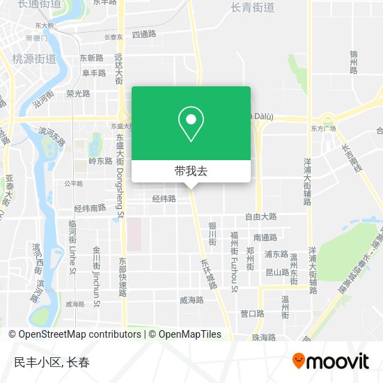 民丰小区地图