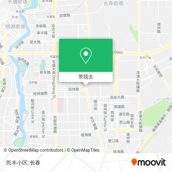 民丰小区地图