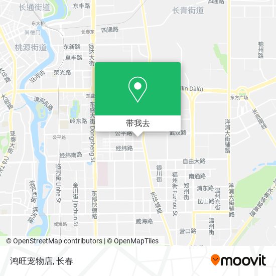 鸿旺宠物店地图