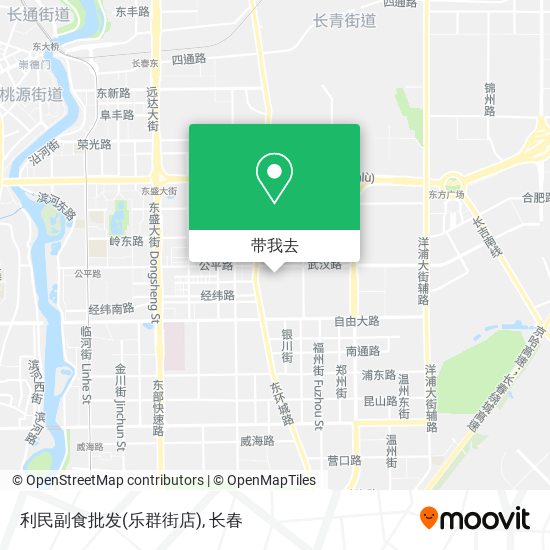 利民副食批发(乐群街店)地图