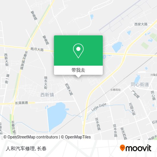 人和汽车修理地图