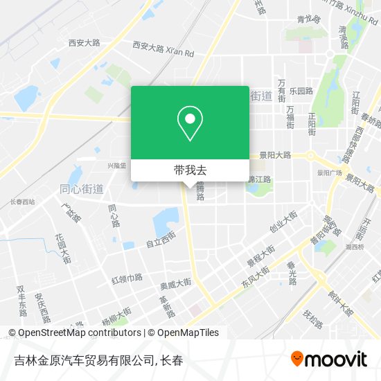 吉林金原汽车贸易有限公司地图