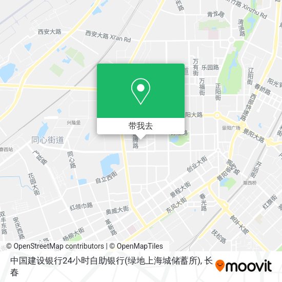 中国建设银行24小时自助银行(绿地上海城储蓄所)地图