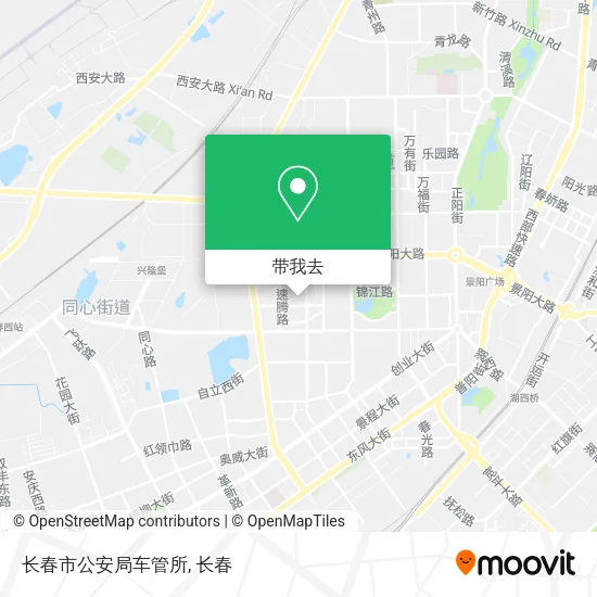 长春市公安局车管所地图