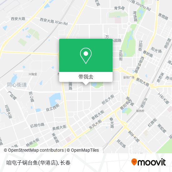 咱屯子锅台鱼(华港店)地图