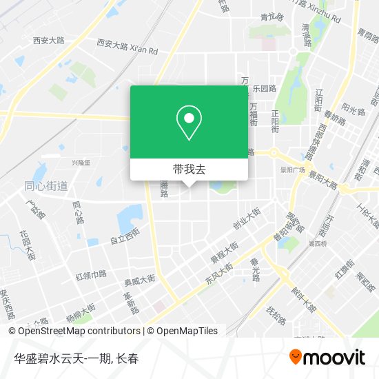 华盛碧水云天-一期地图