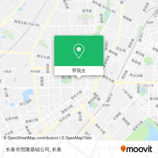 长春市照隆基础公司地图