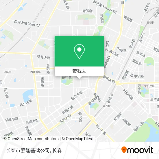 长春市照隆基础公司地图