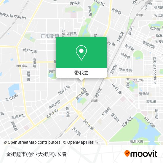 金街超市(创业大街店)地图