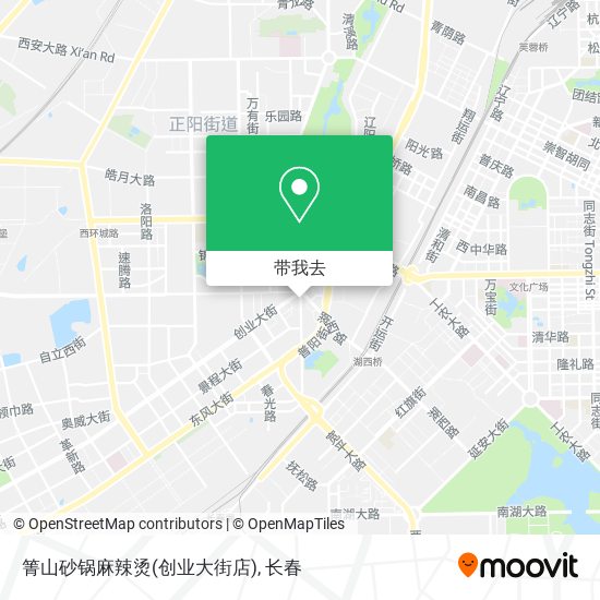 箐山砂锅麻辣烫(创业大街店)地图