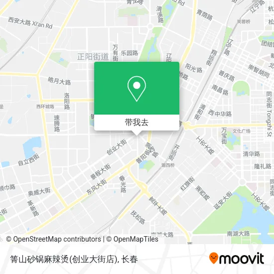 箐山砂锅麻辣烫(创业大街店)地图