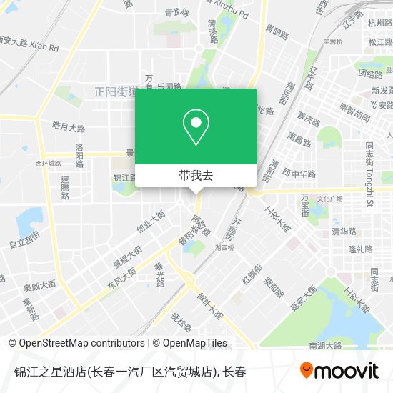 锦江之星酒店(长春一汽厂区汽贸城店)地图