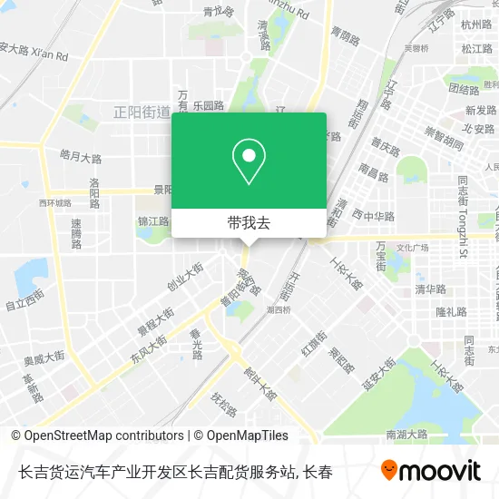 长吉货运汽车产业开发区长吉配货服务站地图
