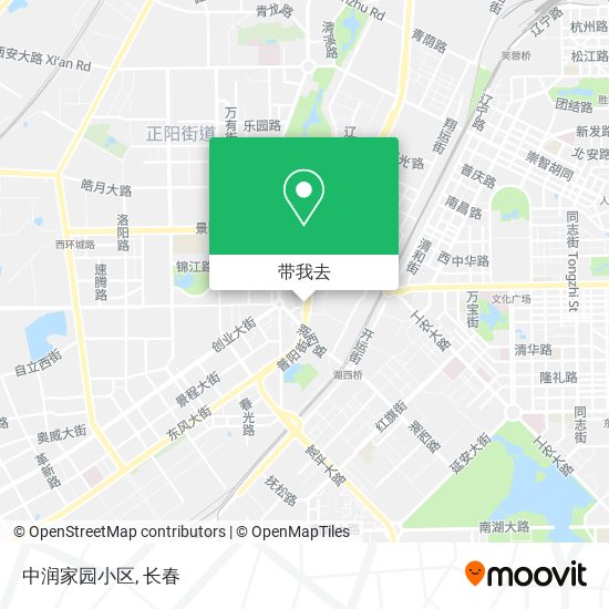 中润家园小区地图