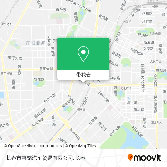 长春市睿铭汽车贸易有限公司地图