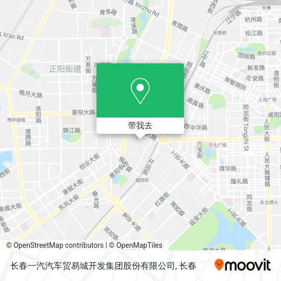 长春一汽汽车贸易城开发集团股份有限公司地图
