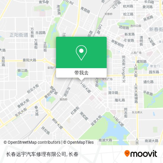 长春远宇汽车修理有限公司地图