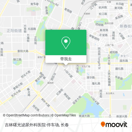 吉林曙光泌尿外科医院-停车场地图