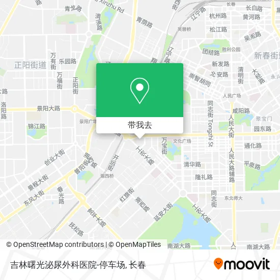 吉林曙光泌尿外科医院-停车场地图
