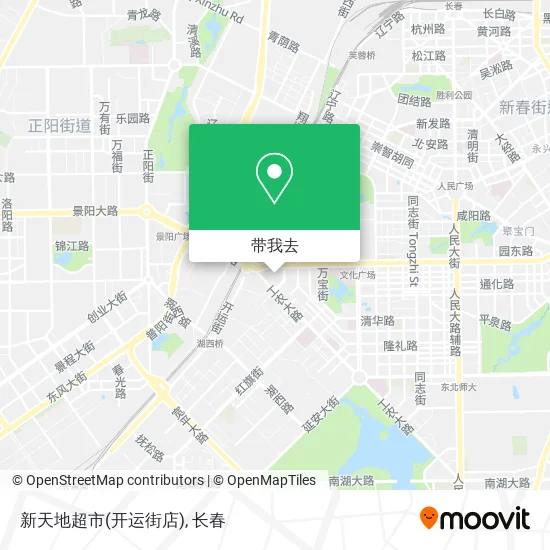新天地超市(开运街店)地图