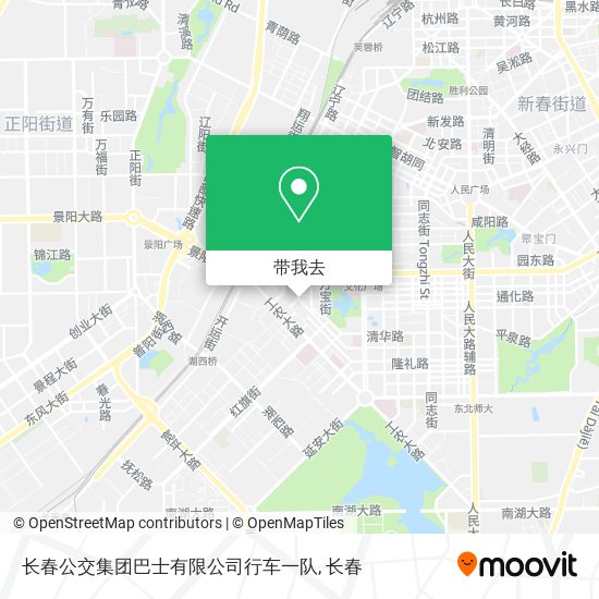 长春公交集团巴士有限公司行车一队地图