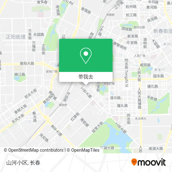 山河小区地图