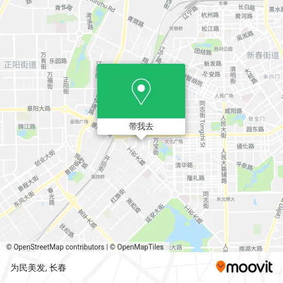 为民美发地图